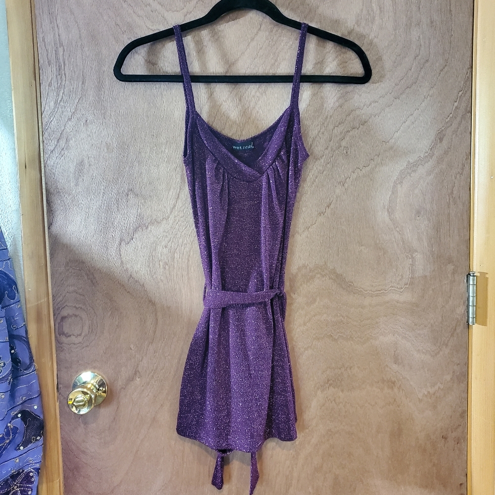 Wet Seal Night-out Tank-top (Sparkley Dark Purple)